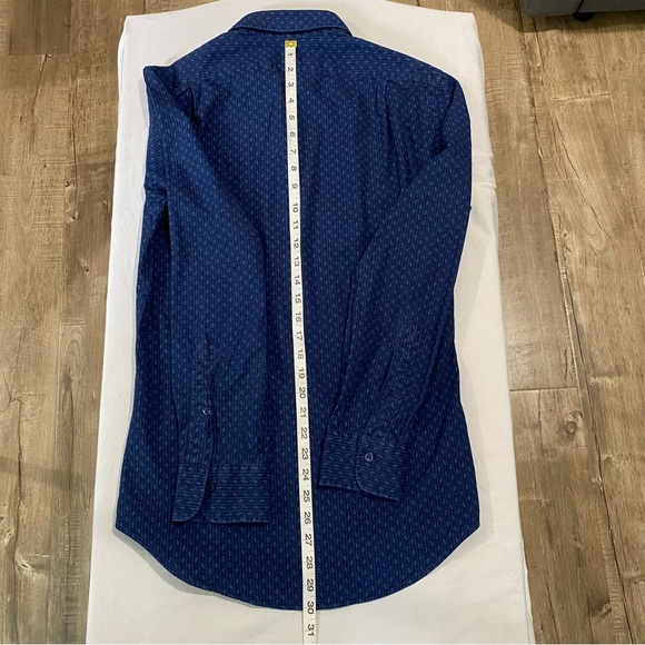 Polo Ralph Lauren men's slim fit blue indigo button-up shirt, S - Picture 7 of 11